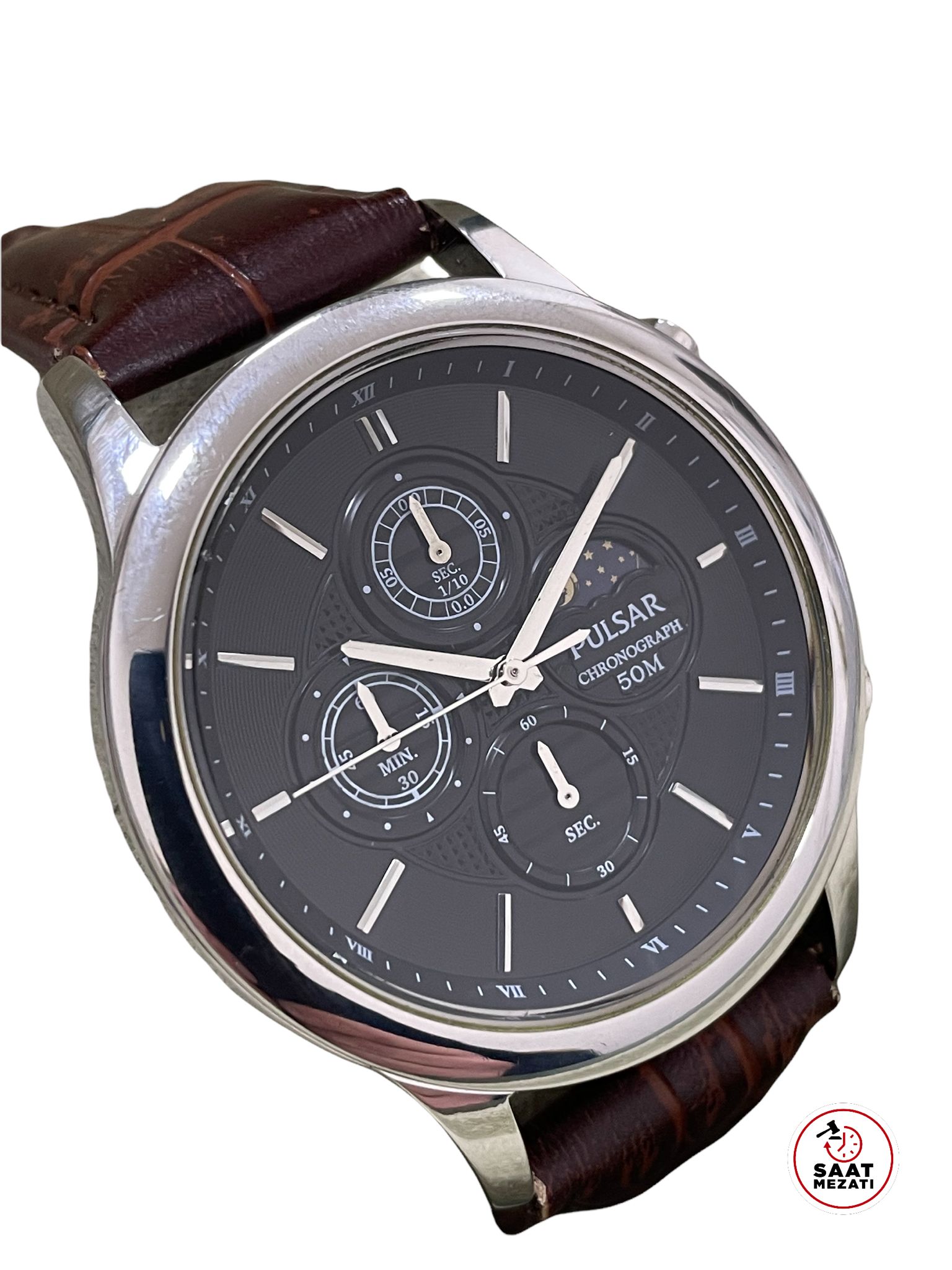 Seiko  PULSAR (SEIKO) MOONPHASE CHRONOGRAPH