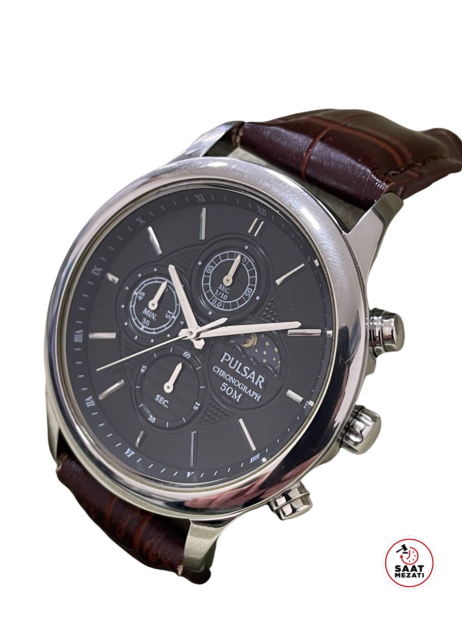 Seiko  PULSAR (SEIKO) MOONPHASE CHRONOGRAPH